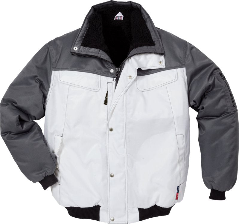 Fristads-Kansas Icon Two Winter Pilotenjacke 4813 PP Weiß/Grau