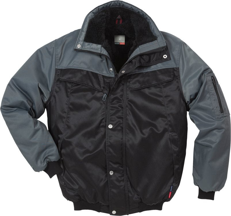 Fristads-Kansas Icon Two Winter Pilotenjacke 4813 PP Schwarz/Grau