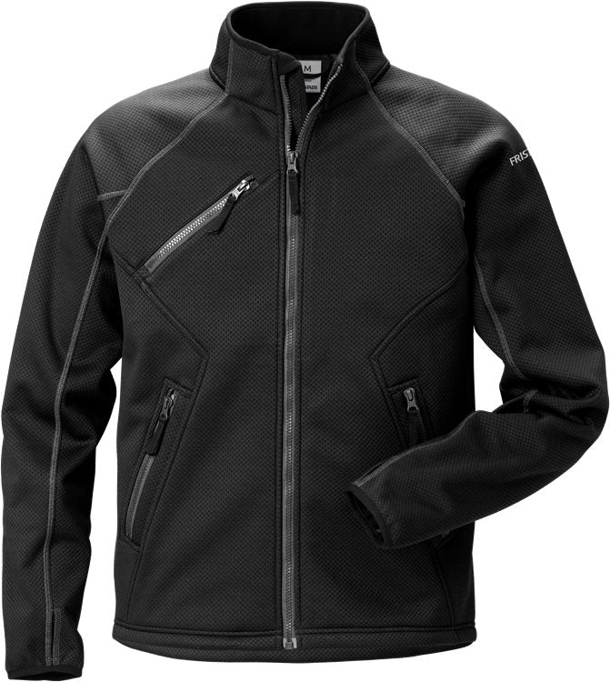 Fristads-Kansas Softshell Stretch-Jacke 4905 SSF Schwarz