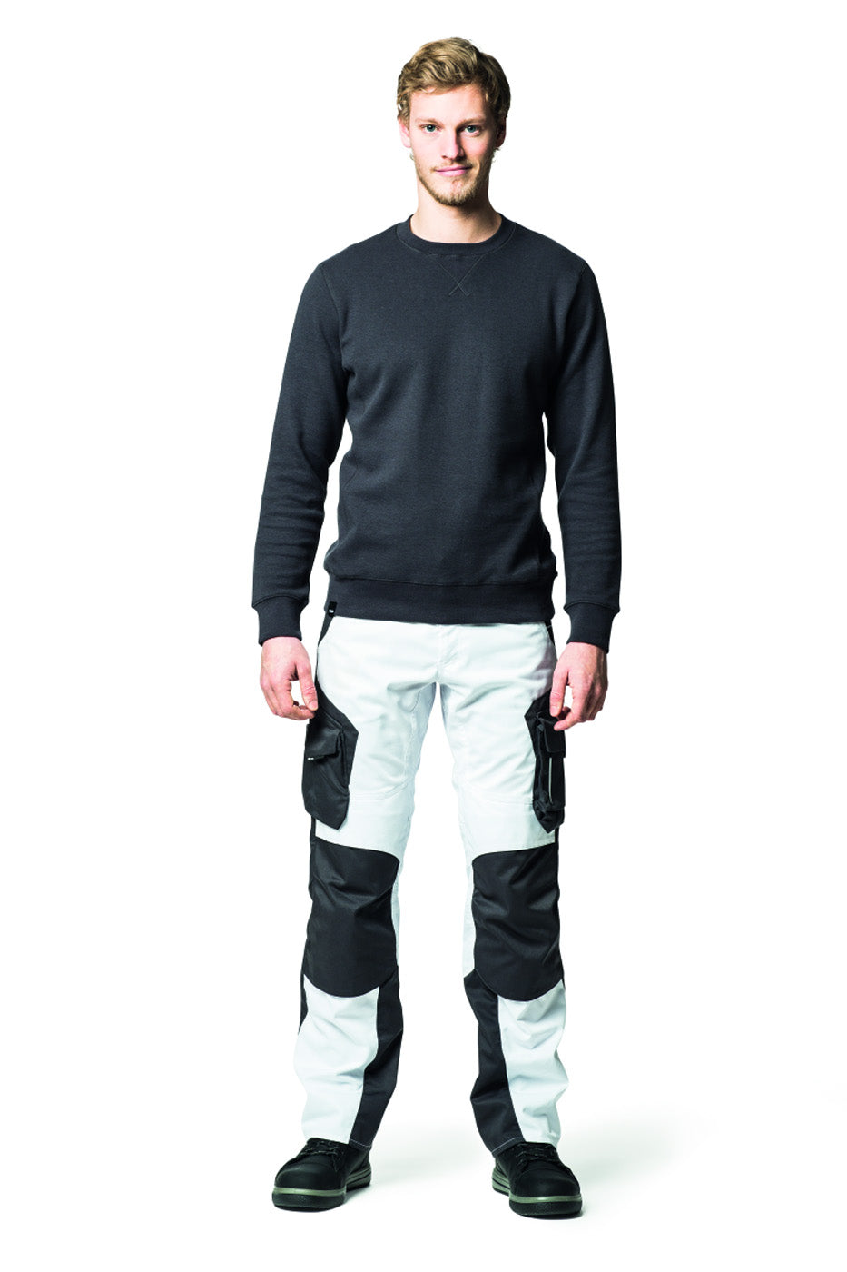 FHB FLORIAN Arbeitshose weiß/anthrazit