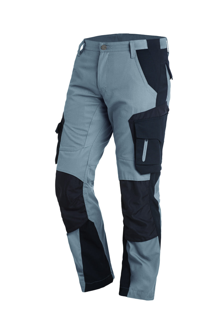 FHB FLORIAN Arbeitshose grau/schwarz