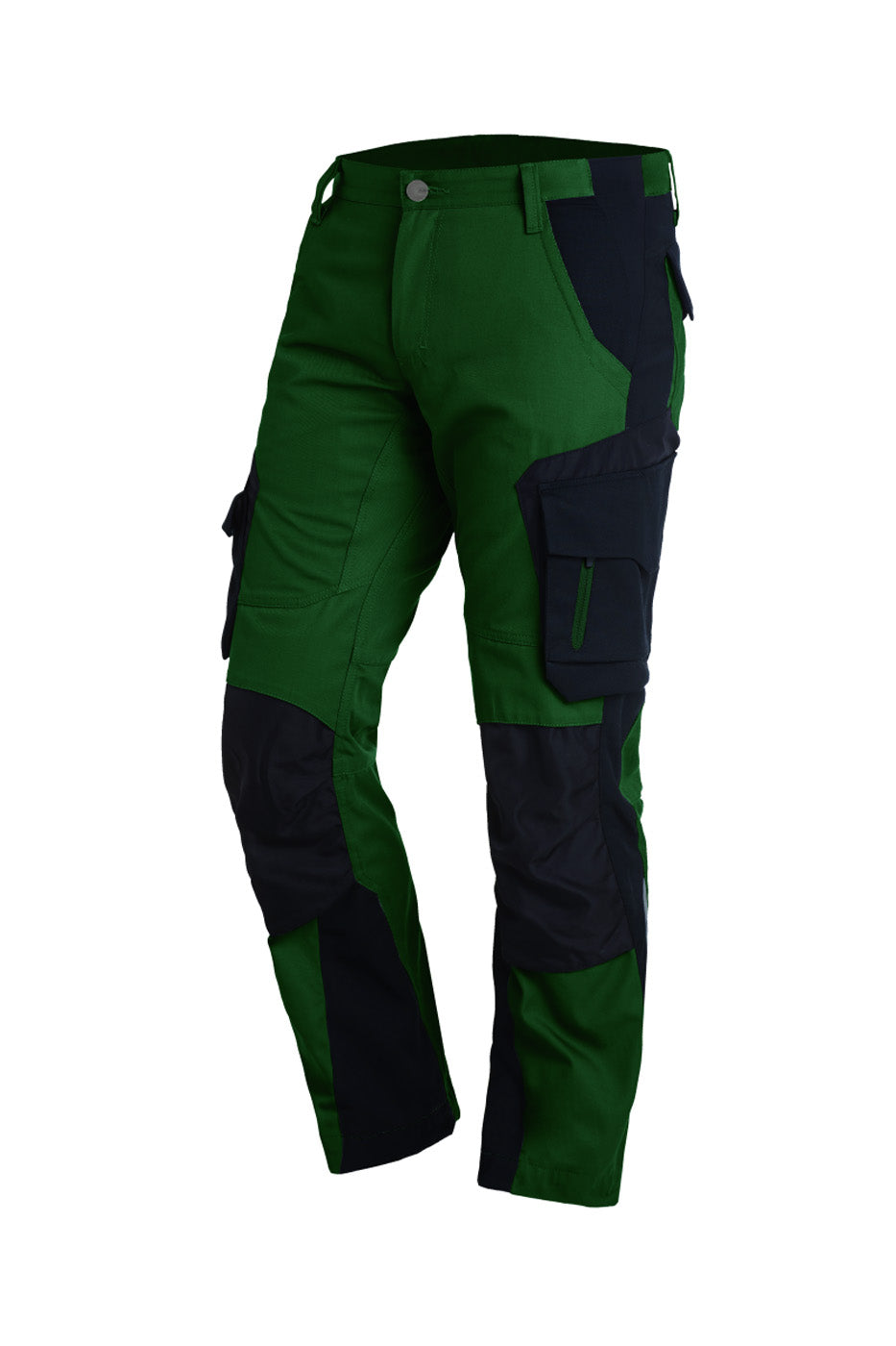 FHB FLORIAN Arbeitshose grün/schwarz