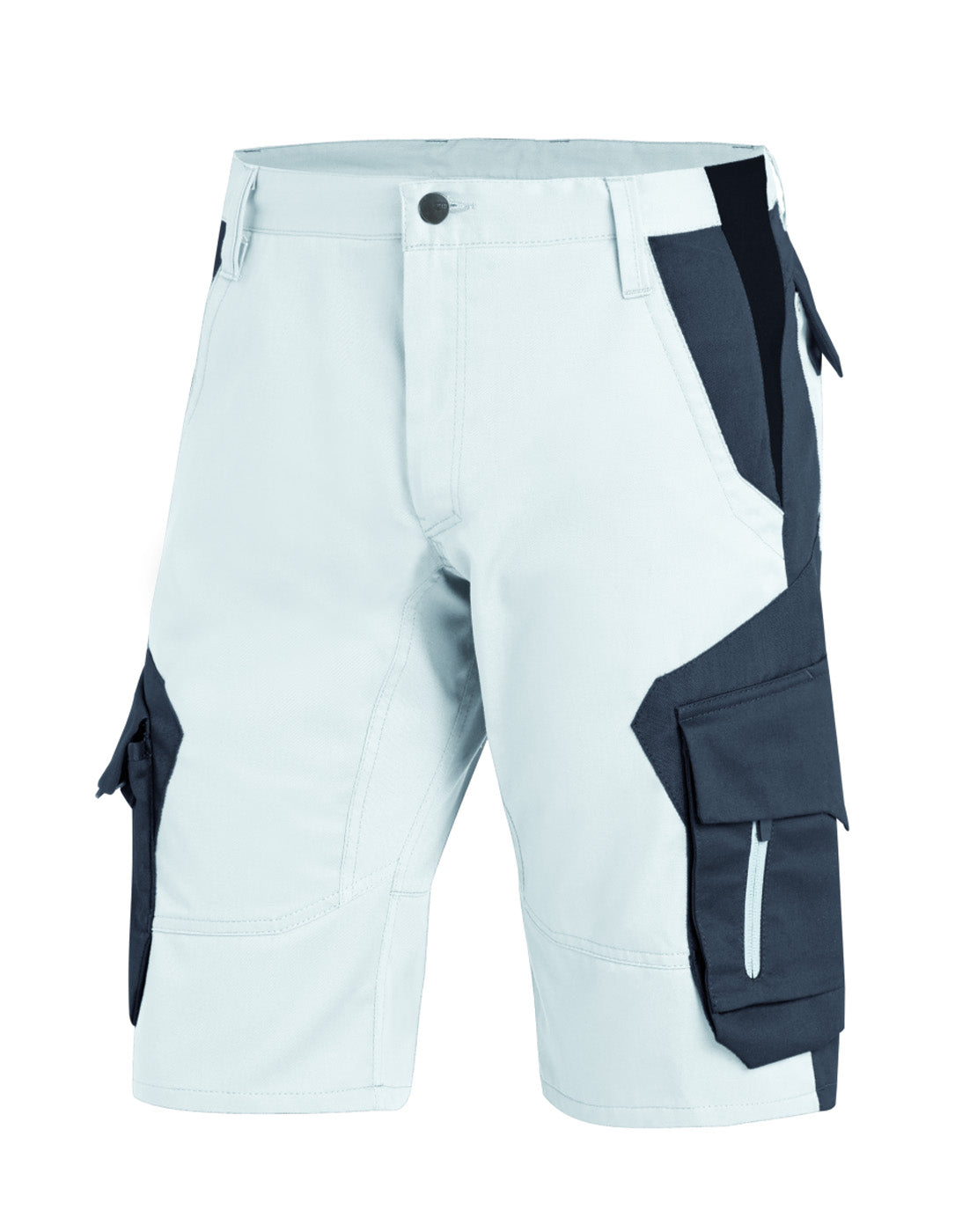 FHB WULF Bermuda weiß/anthrazit