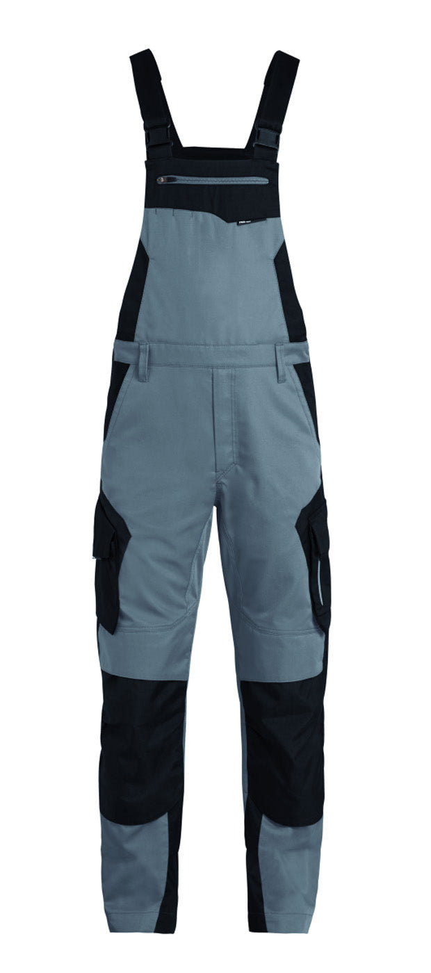 FHB PASCAL Latzhose grau/schwarz