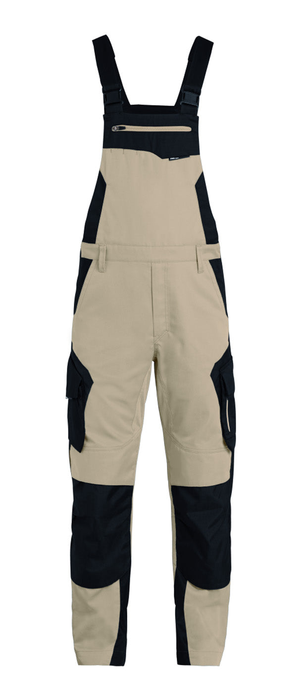 FHB PASCAL Latzhose beige/schwarz