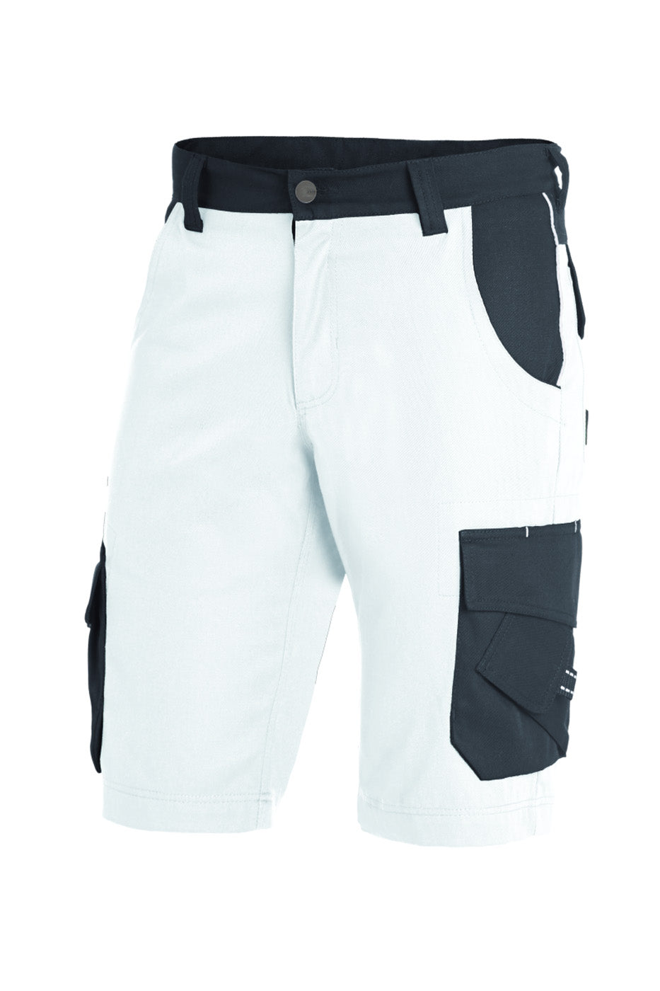FHB THEO Bermuda weiß/anthrazit