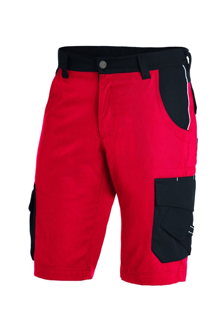 FHB THEO Bermuda rot/schwarz