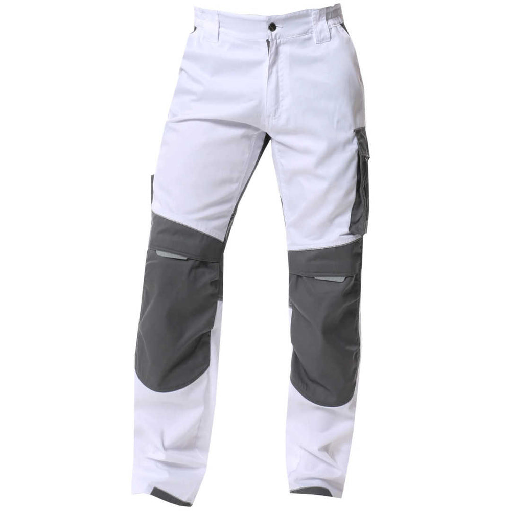 Malerhose weiß-grau Herren