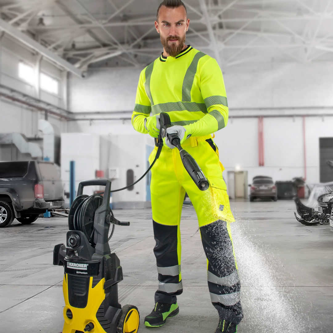 Ardon Warnschutz Bundhose gelb-schwarz EN 20471