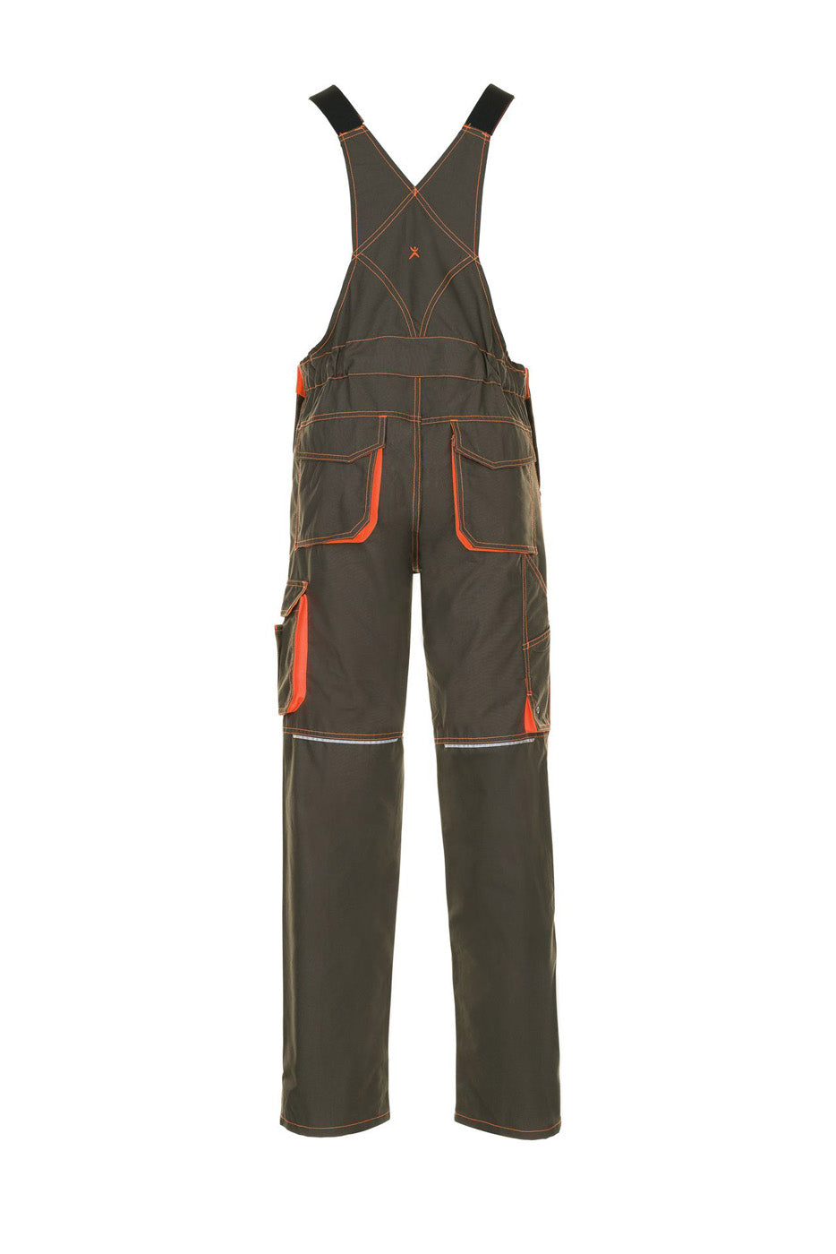 Planam Latzhose Basalt Neon oliv/orange