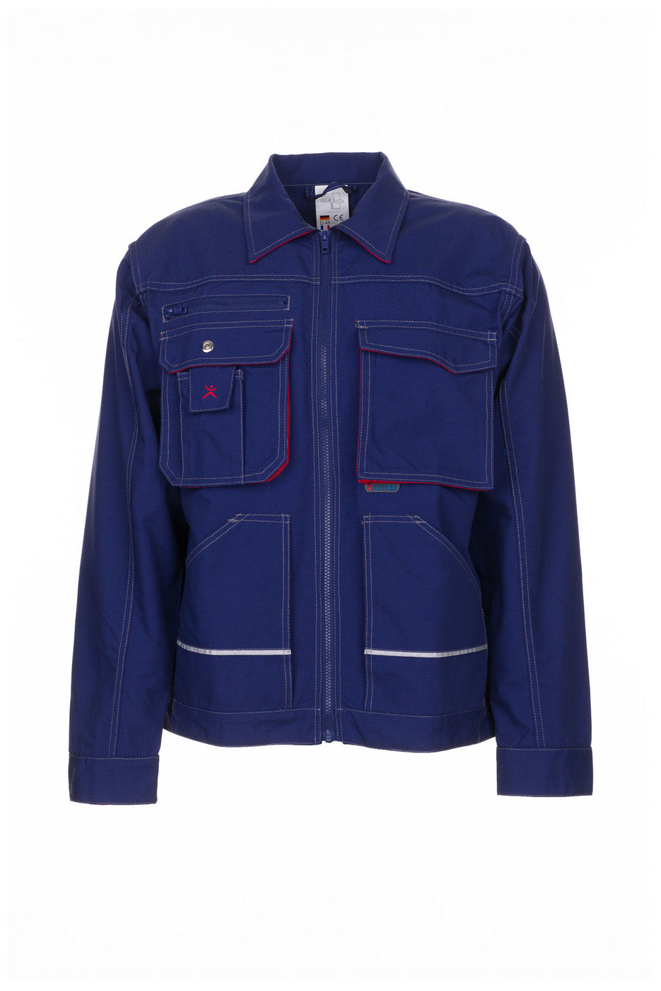 Planam Bundjacke Basalt marine/rot