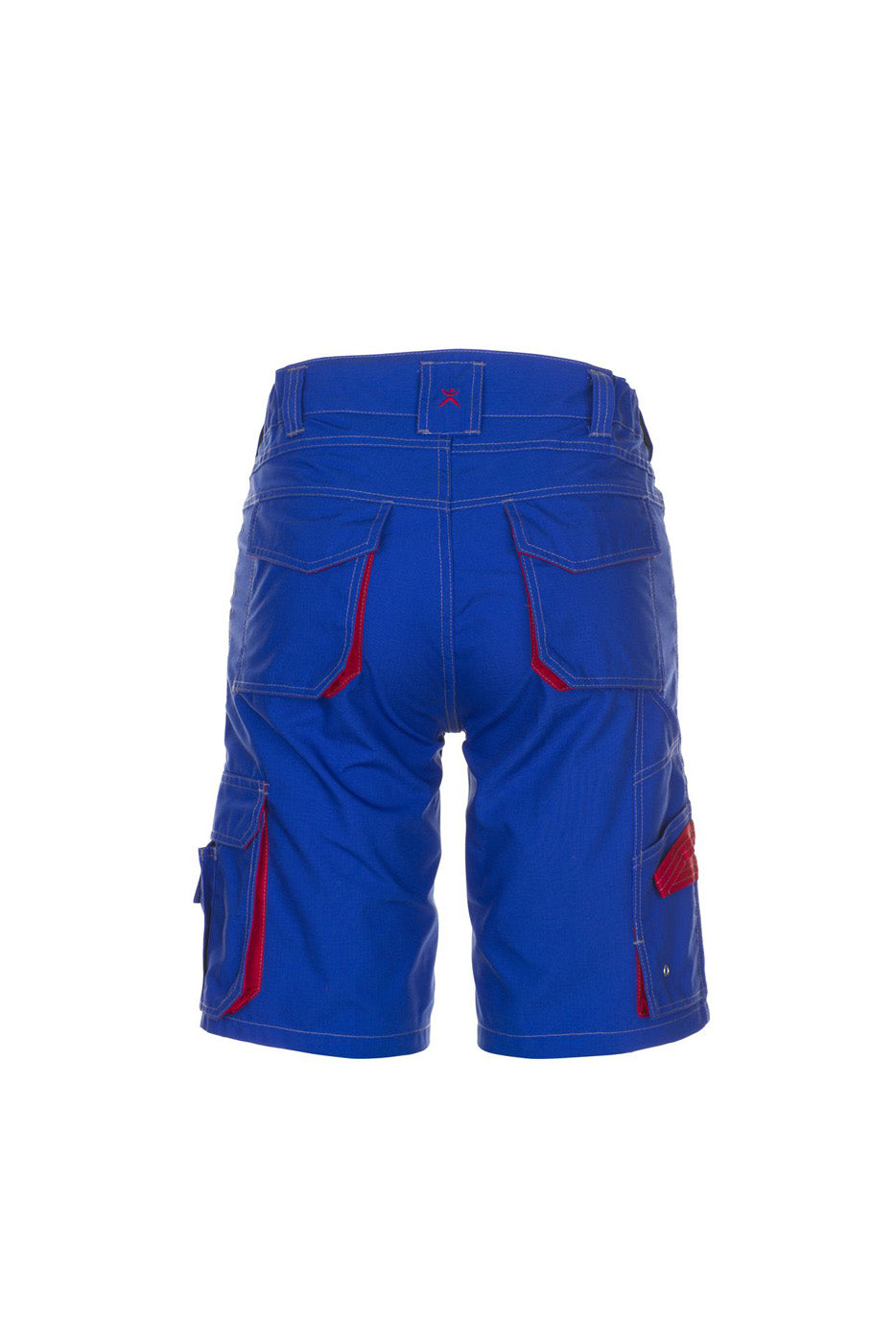 Planam Shorts Basalt kornblau/rot