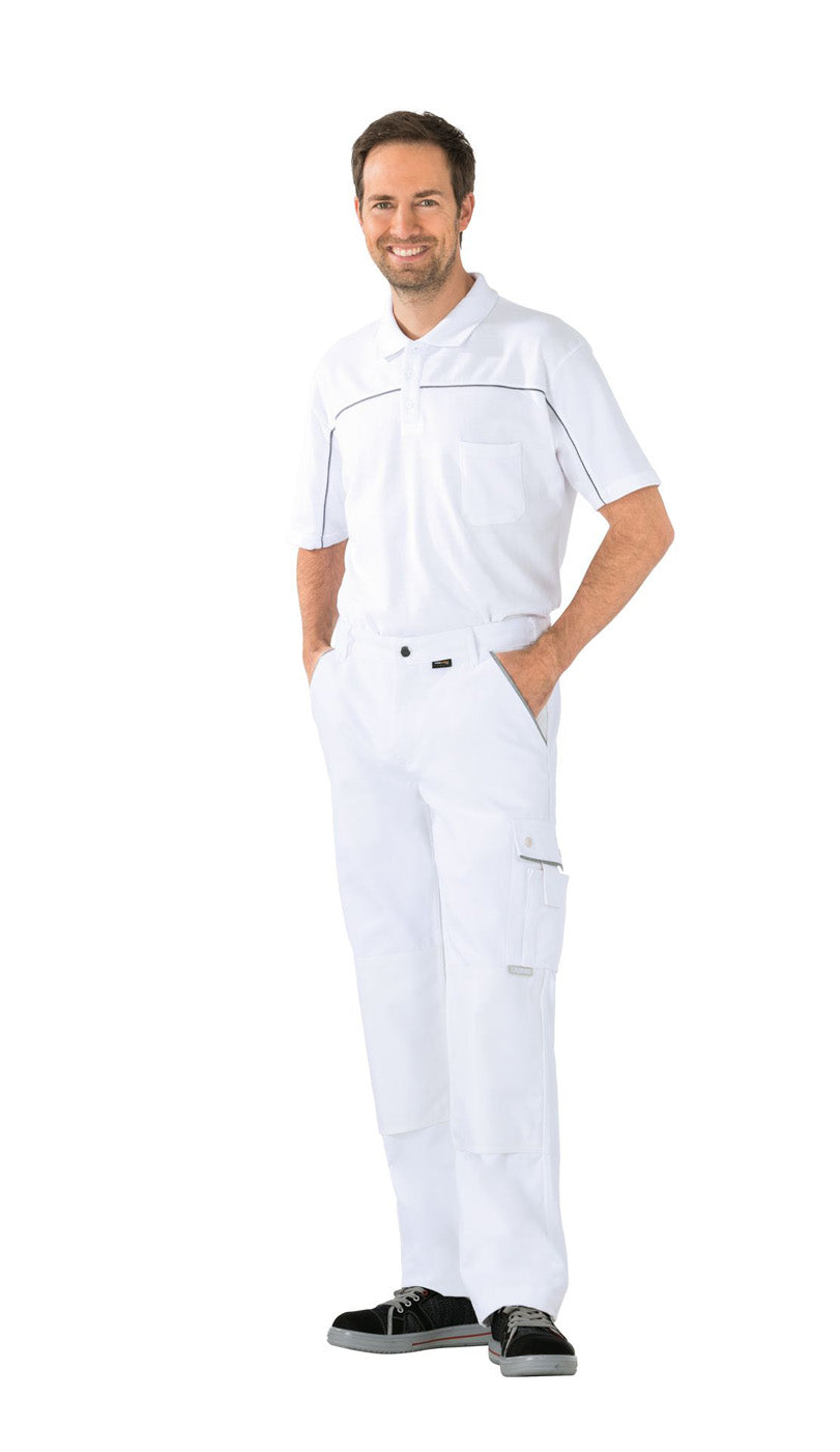 Planam Bundhose Canvas 320 reinweiß/reinweiß