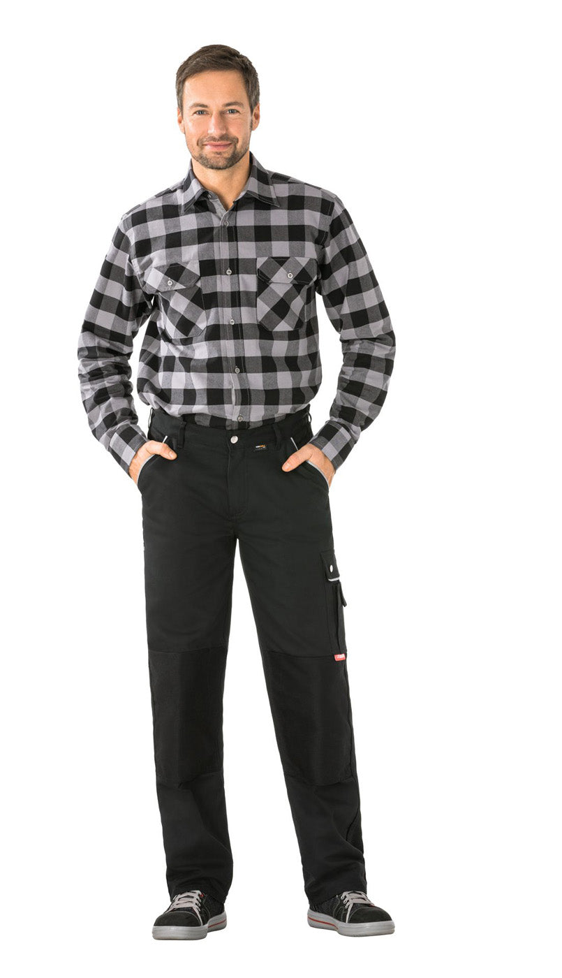 Planam Bundhose Canvas 320 schwarz/schwarz