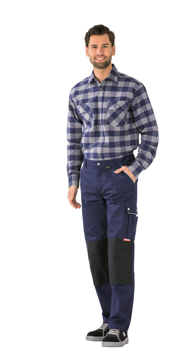 Planam Bundhose Canvas 320 marine/marine