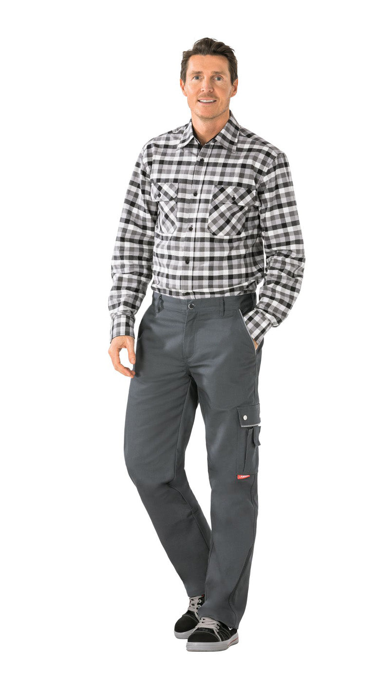 Planam Thermohose Canvas 320 grau