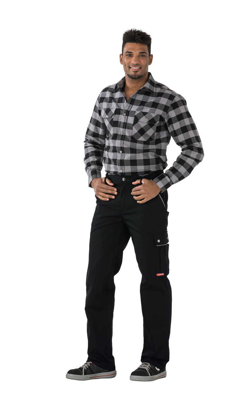 Planam Thermohose Canvas 320 schwarz