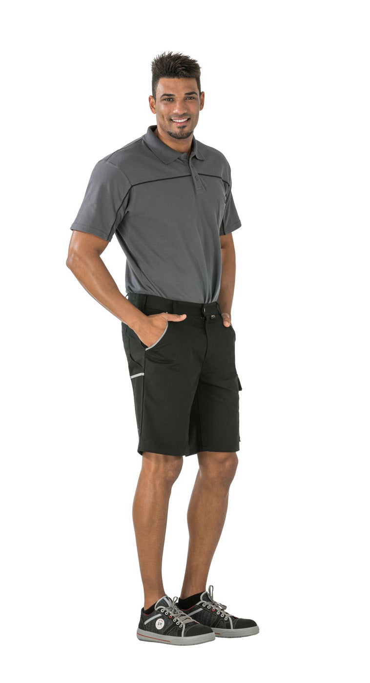 Planam Shorts Canvas 320 schwarz/schwarz