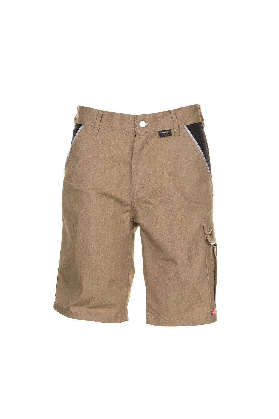 Planam Shorts Canvas 320 khaki/schwarz
