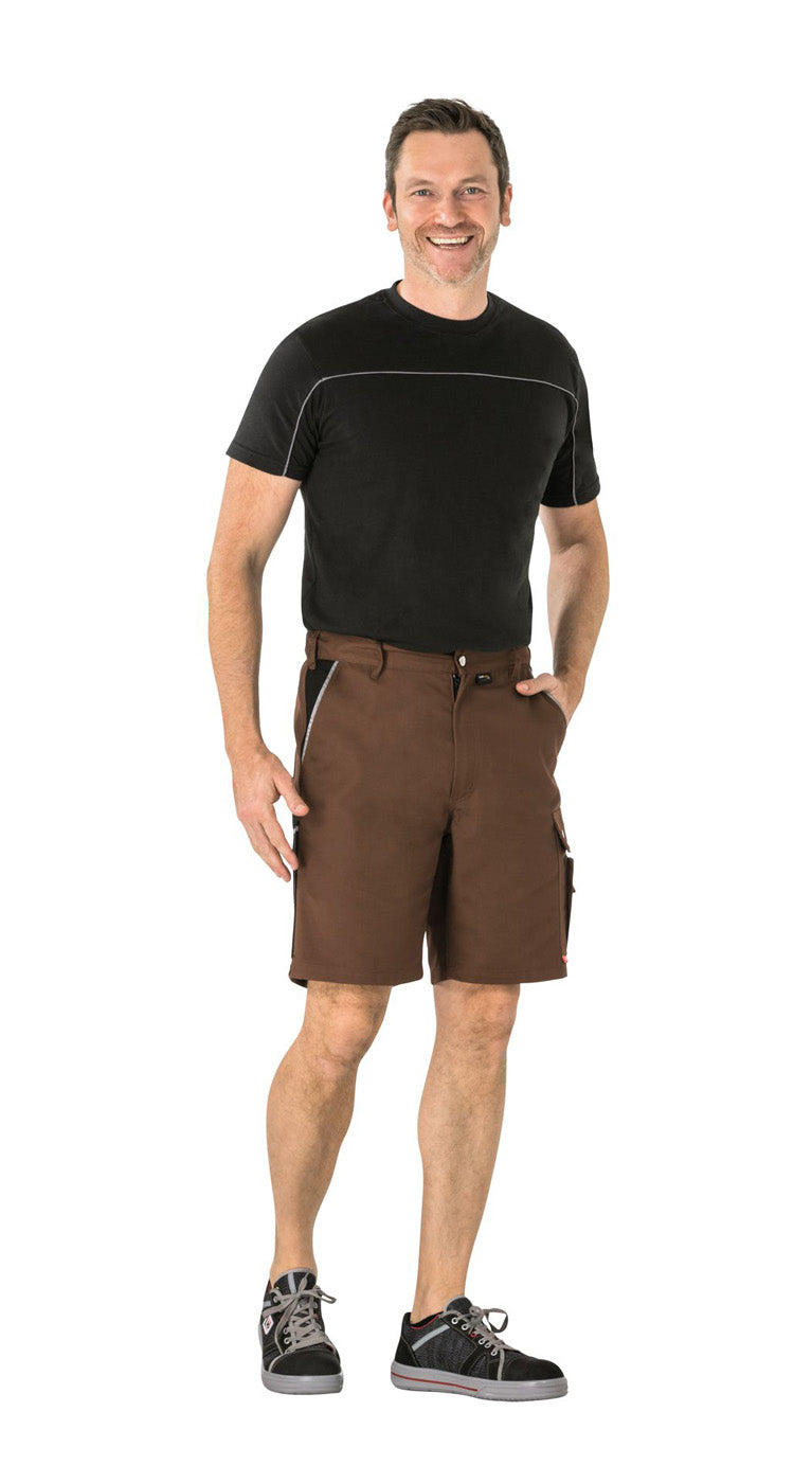 Planam Shorts Canvas 320 braun/schwarz