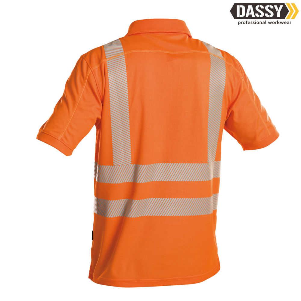 DASSY Brandon Warnschutz UV-Poloshirt orange