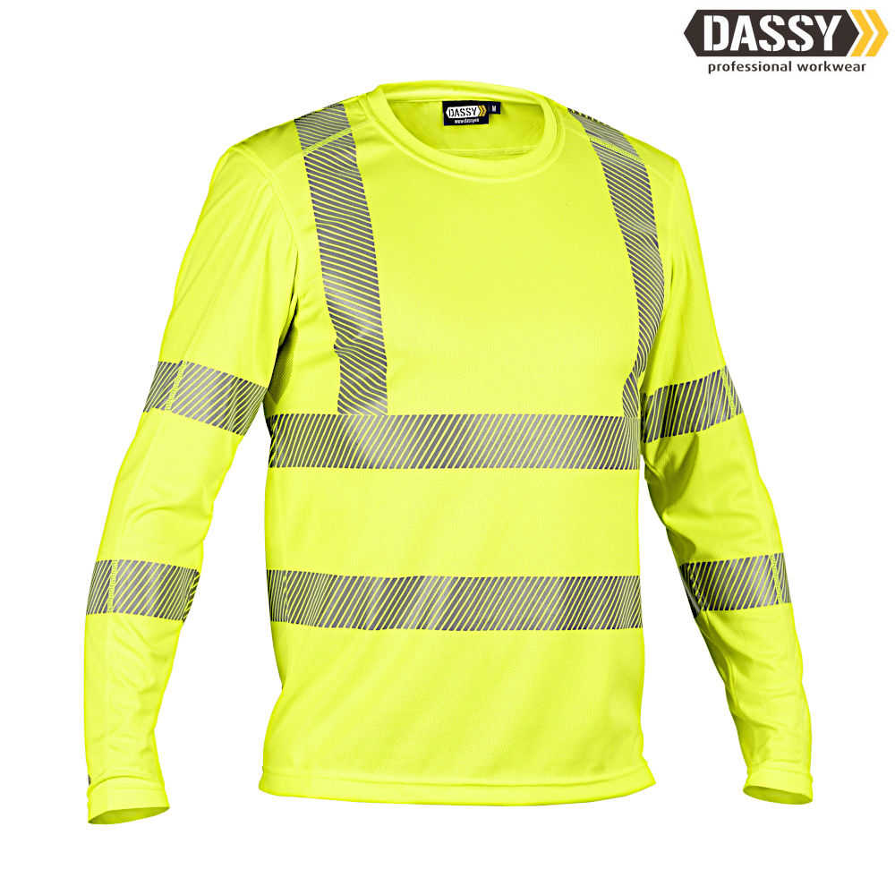 DASSY Carterville Warnschutz UV-T-Shirt mit langen Ärmeln