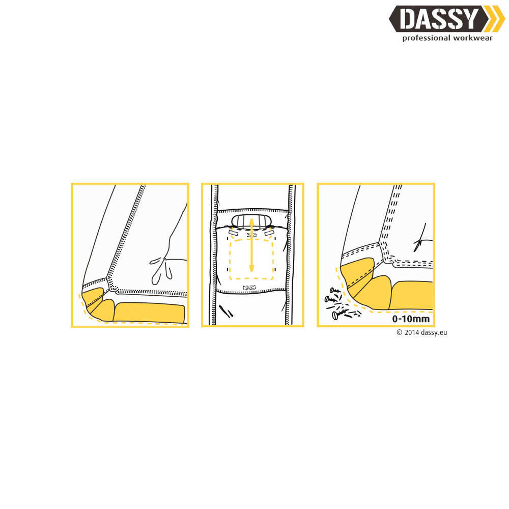 DASSY Cratos Zertifizierte Knieschützer