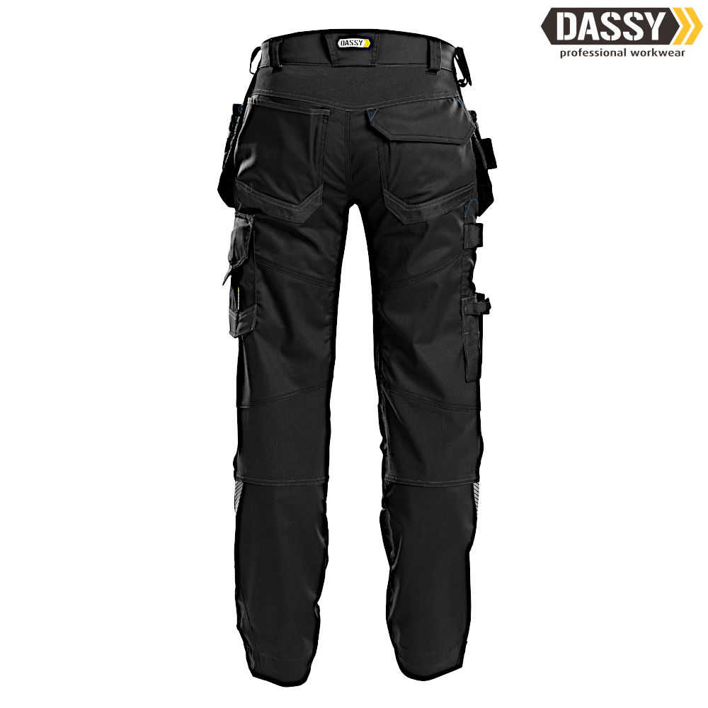 DASSY FLUX Arbeitshose Stretch schwarz
