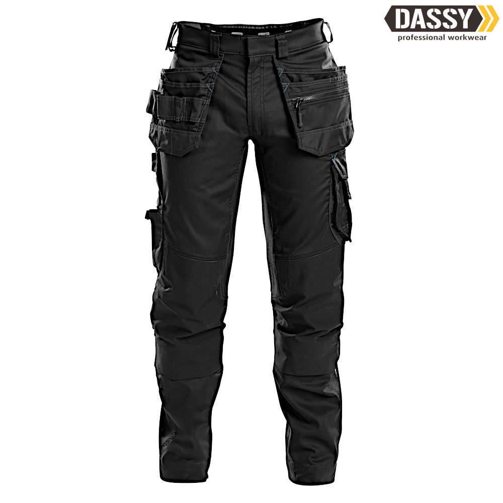 DASSY FLUX Arbeitshose Stretch schwarz