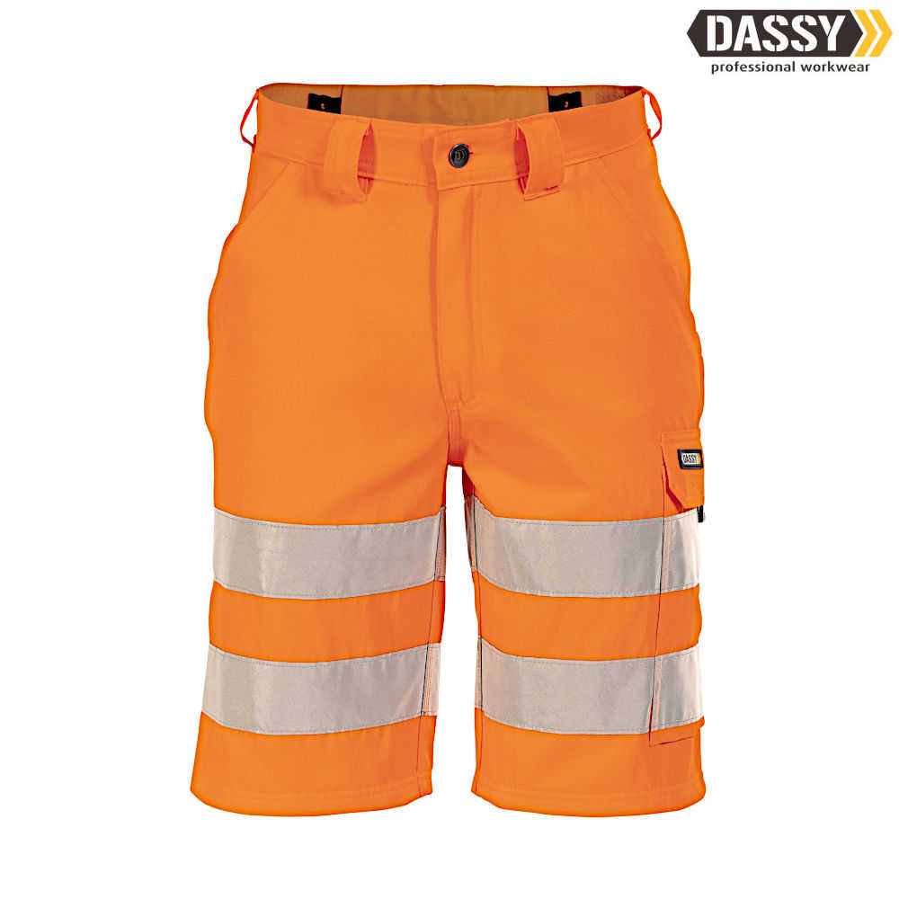 DASSY Idaho Warnschutz-Shorts neonorange