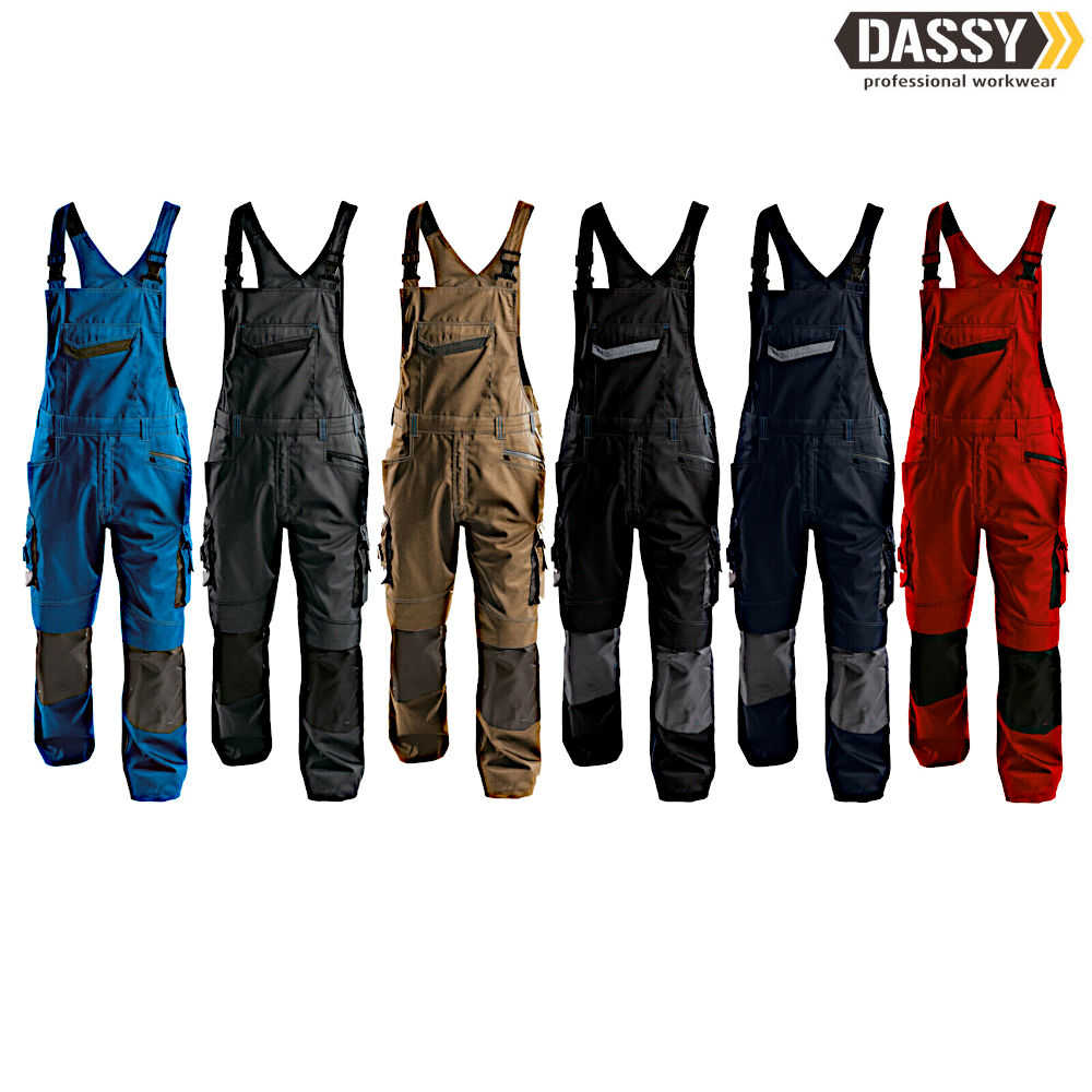 DASSY Voltic Latzhose mit Kniepolstertaschen