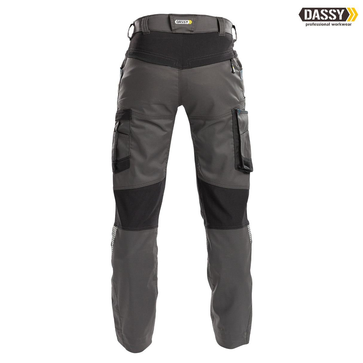 DASSY® Helix Arbeitshose Stretch D-Flex grau schwarz