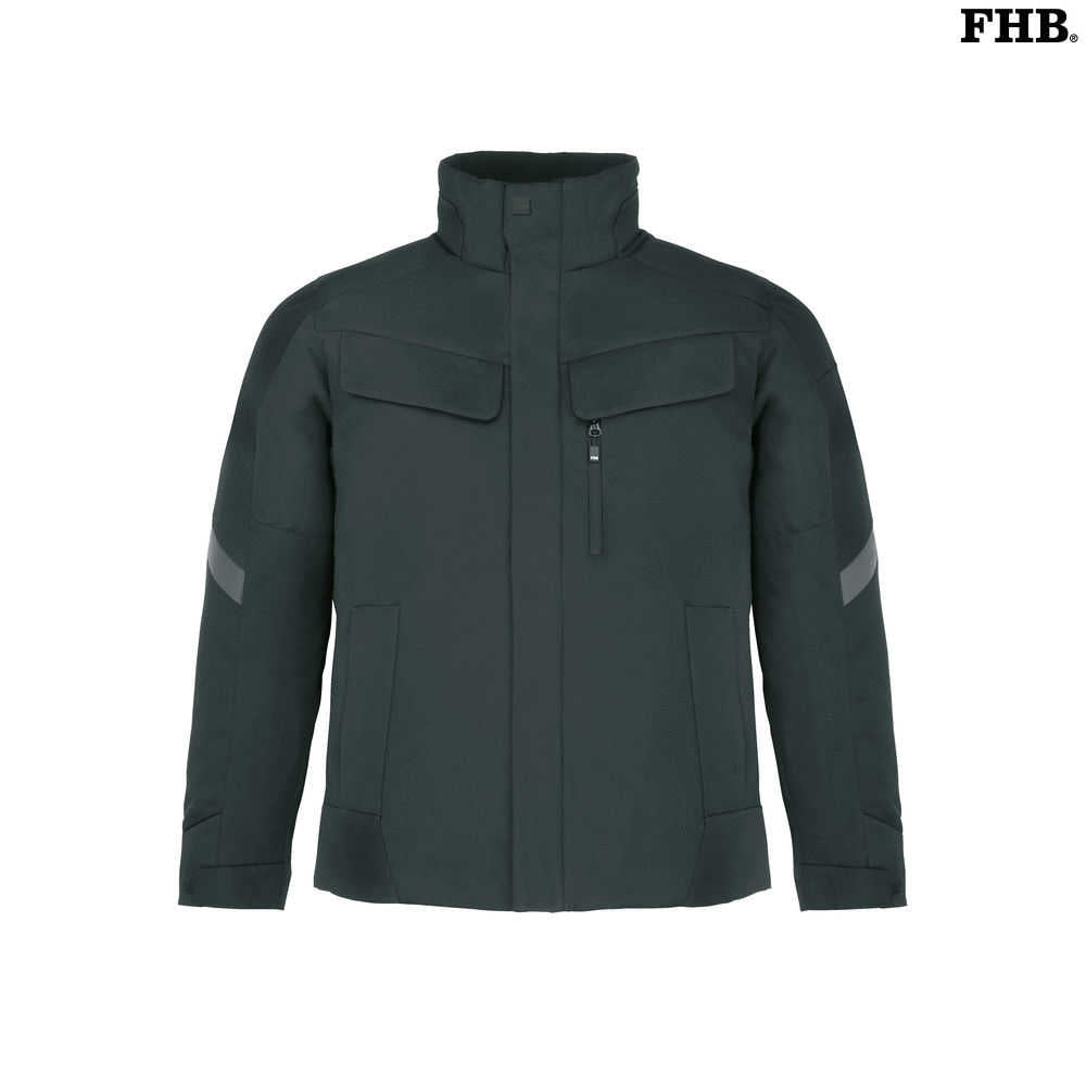 FHB LARS Arbeitsjacke Winter schwarz