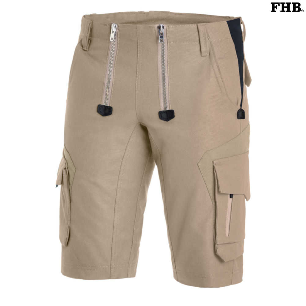 FHB SASCHA Zunftbermuda Canvas beige