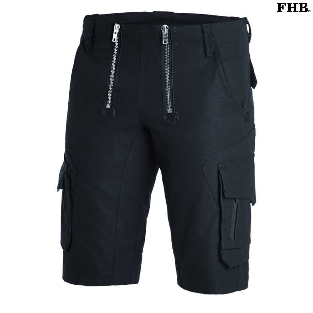 FHB SASCHA Zunftbermuda Canvas schwarz