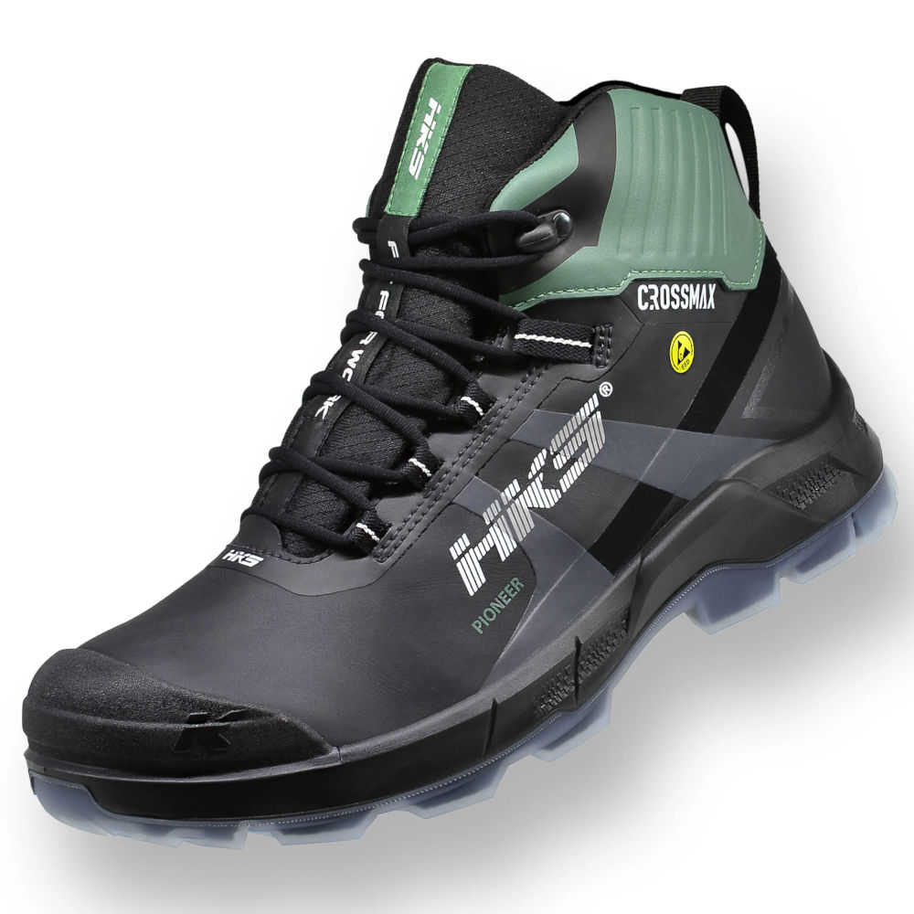 HKS Crossmax Pioneer Green Sicherheitsschuhe S3S
