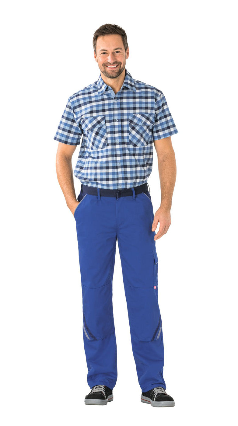 Planam Bundhose Highline kornblau/marine/zink