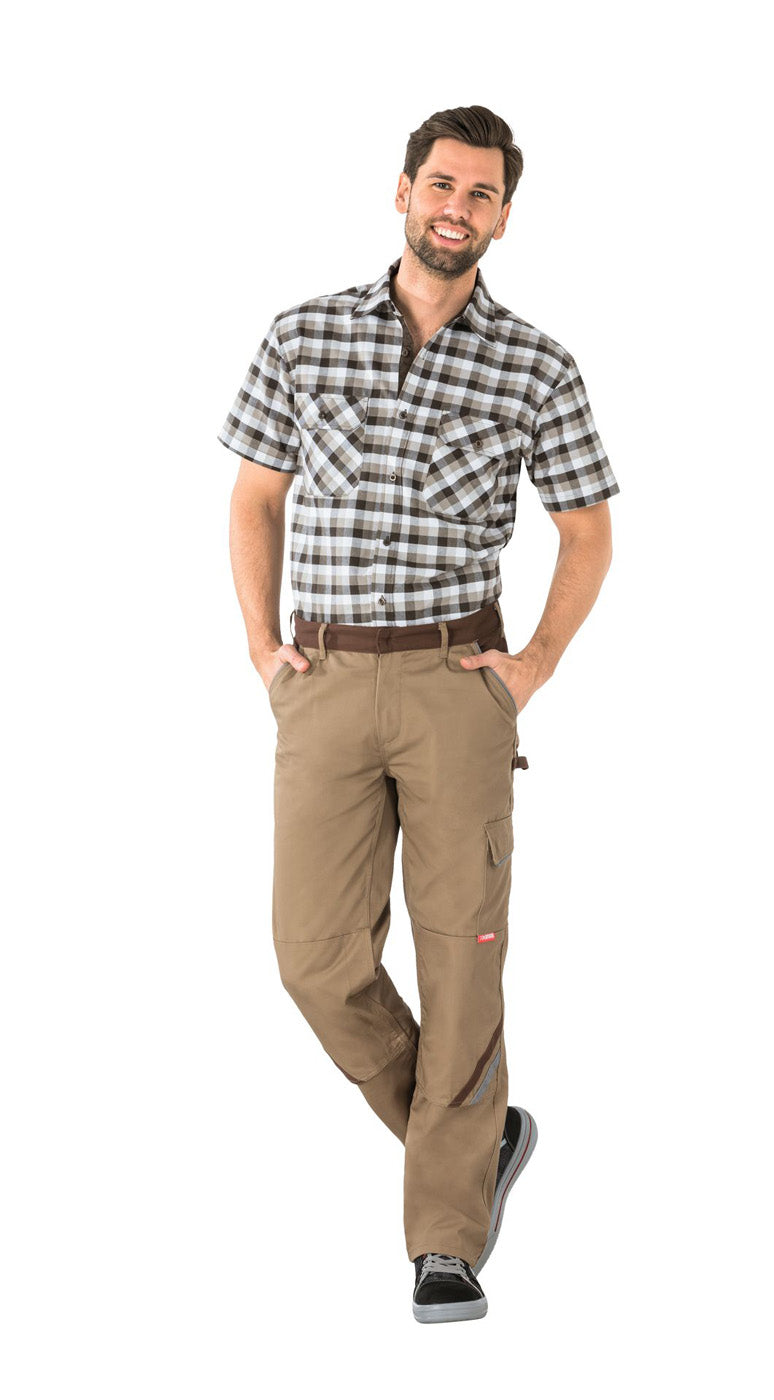 Planam Bundhose Highline khaki/braun/zink