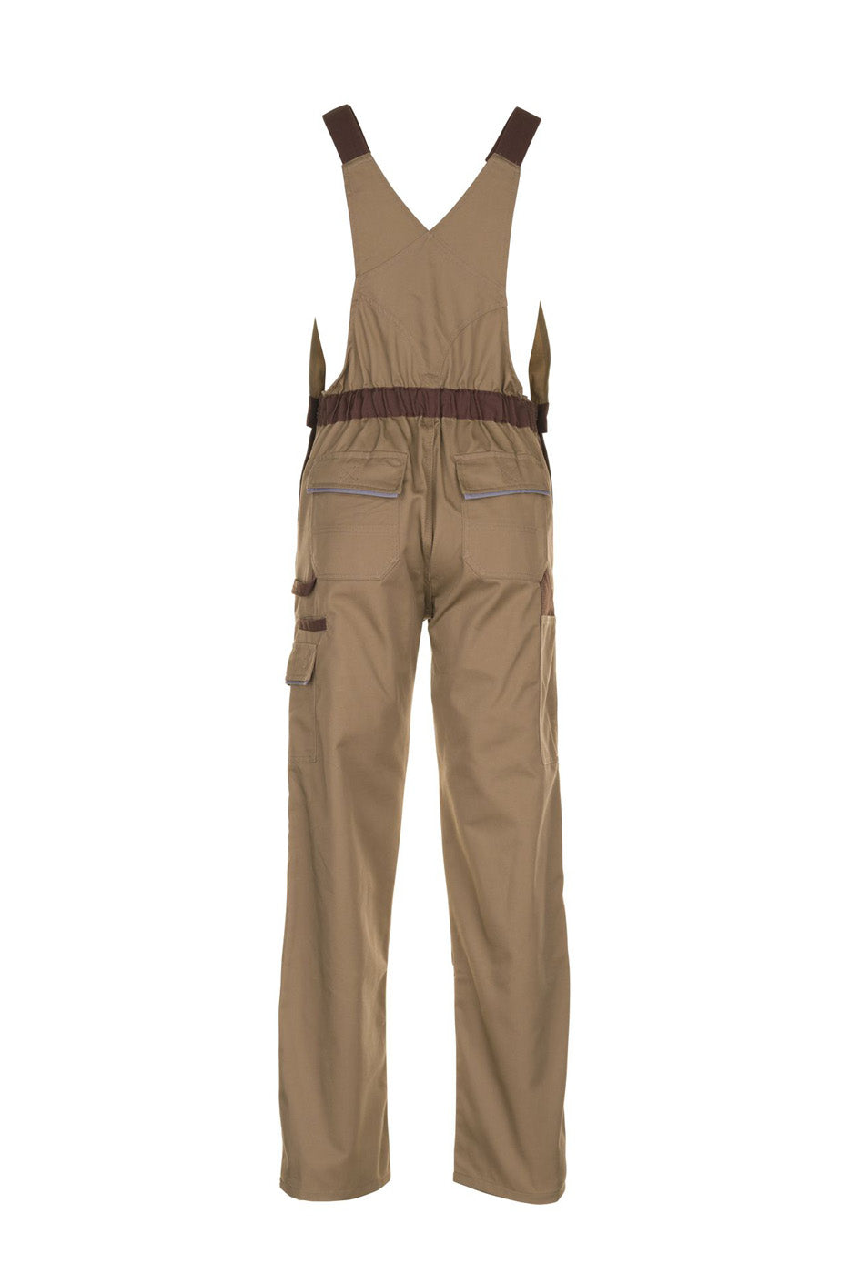 Planam Latzhose Highline khaki/braun/zink