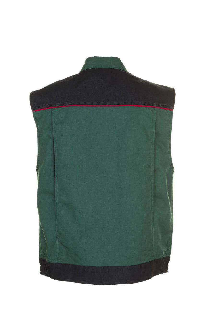 Planam Weste Highline grün/schwarz/rot