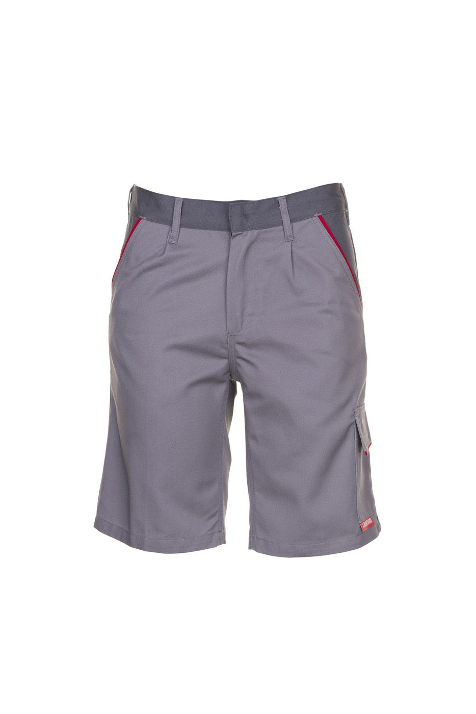 Planam Shorts Highline zink/schiefer/rot