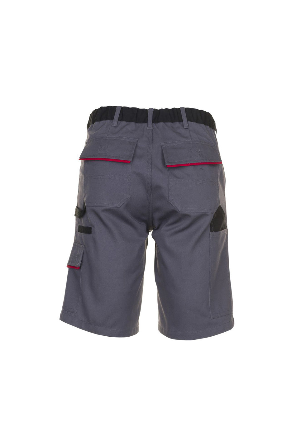 Planam Shorts Highline schiefer/schwarz/rot