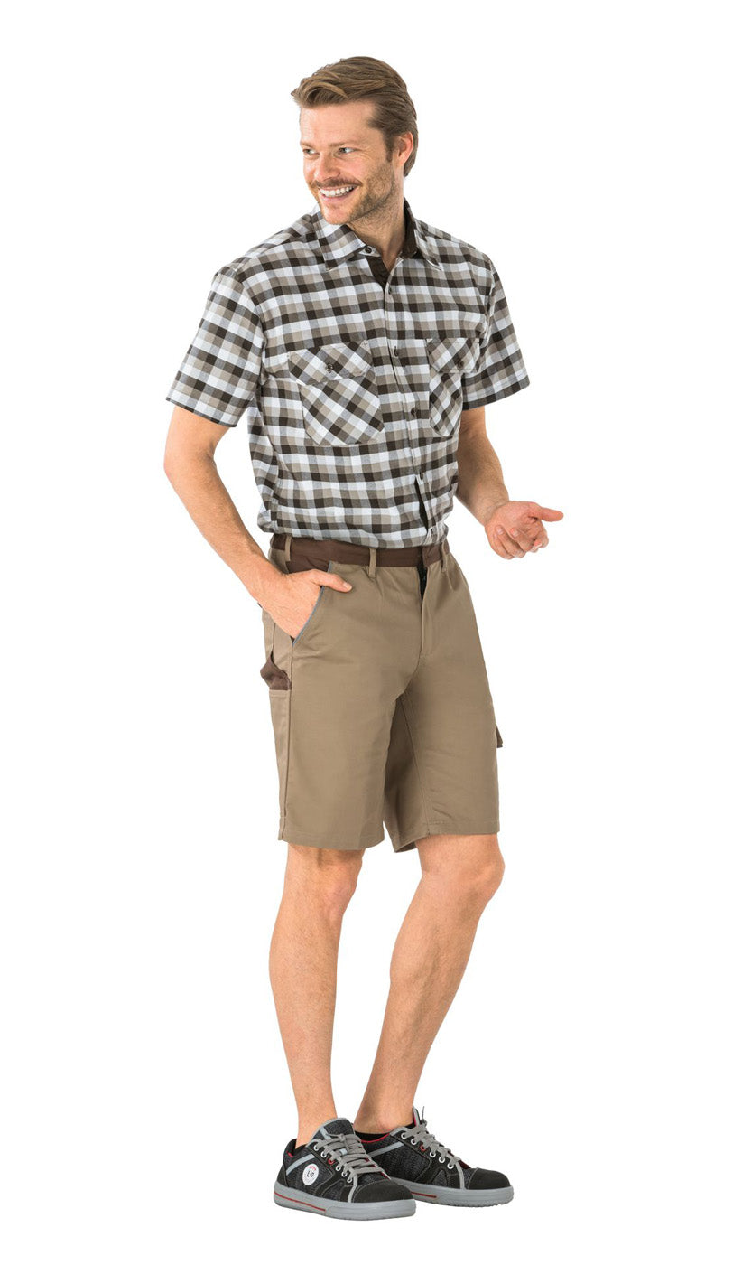 Planam Shorts Highline khaki/braun/zink