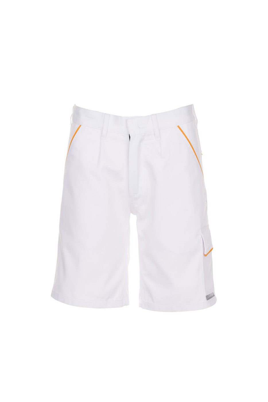 Planam Shorts Highline reinweiß/reinweiß/gelb