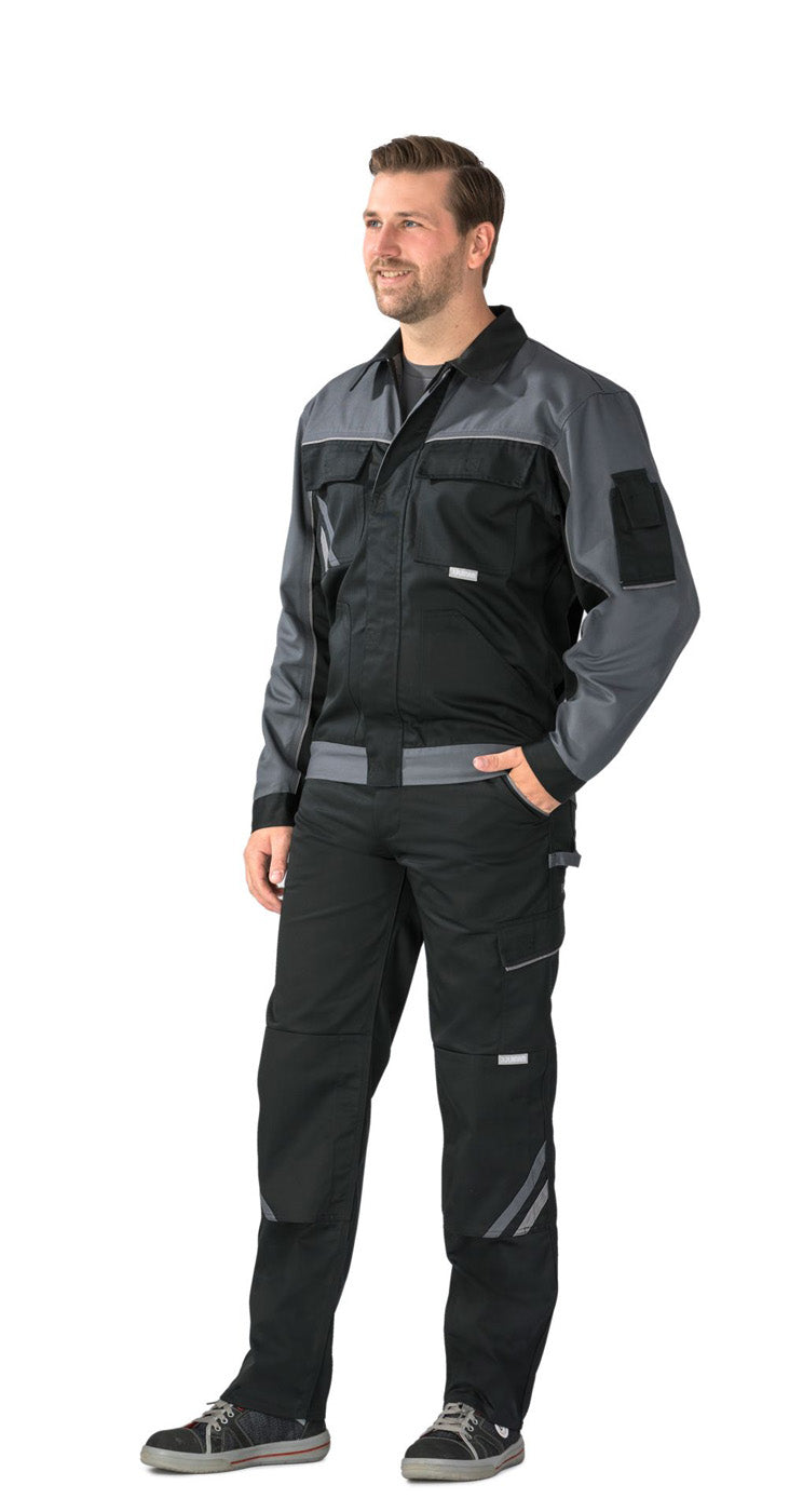 Planam Bundjacke Highline schwarz/schiefer/zink