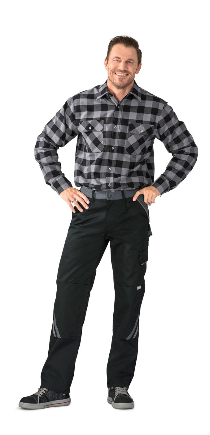 Planam Bundhose Highline schwarz/schiefer/zink