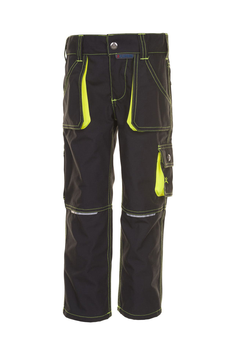 Planam Bundhose Junior anthrazit/gelb