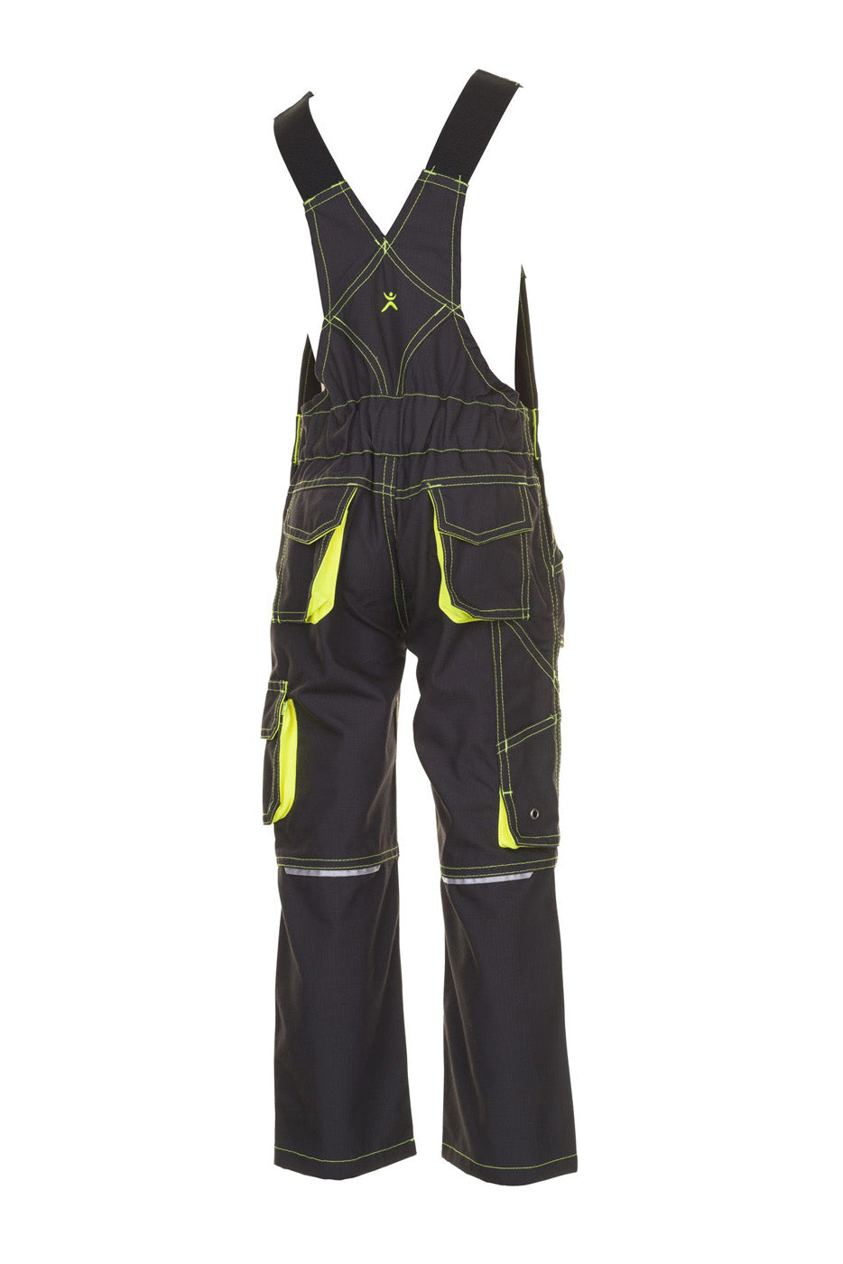 Planam Latzhose Junior anthrazit/gelb