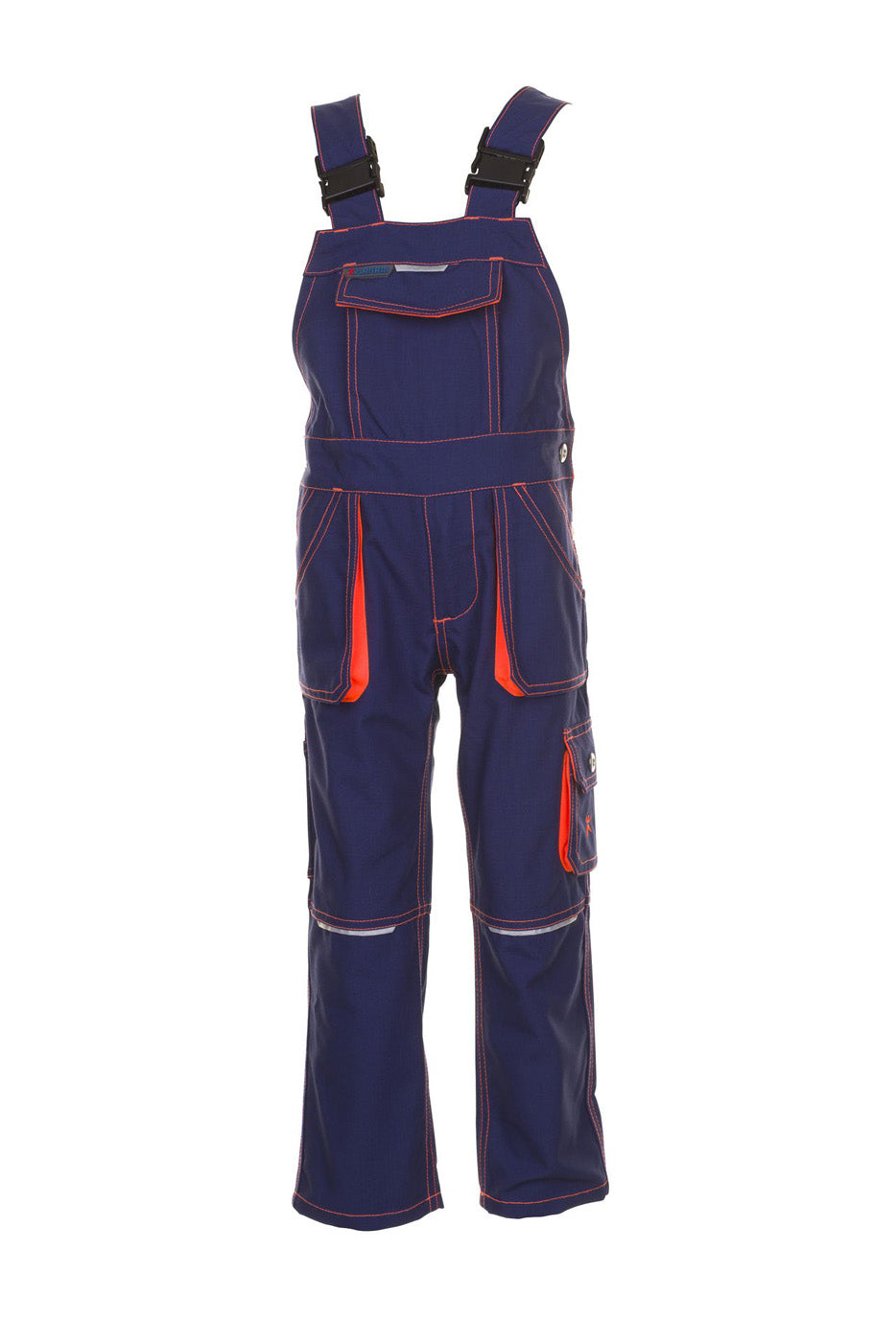 Planam Latzhose Junior marine/orange