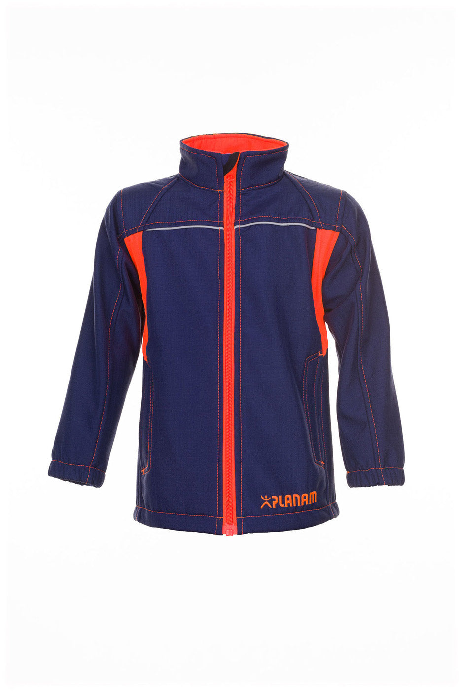 Planam Softsjacke Junior marine/orange